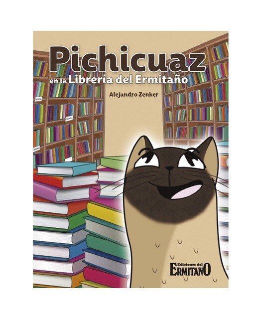 Pichicuaz en la librería del ermitaño