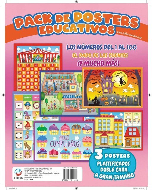 Imagen 0 de Packs de posters educativos los númerosdel 1 al 1