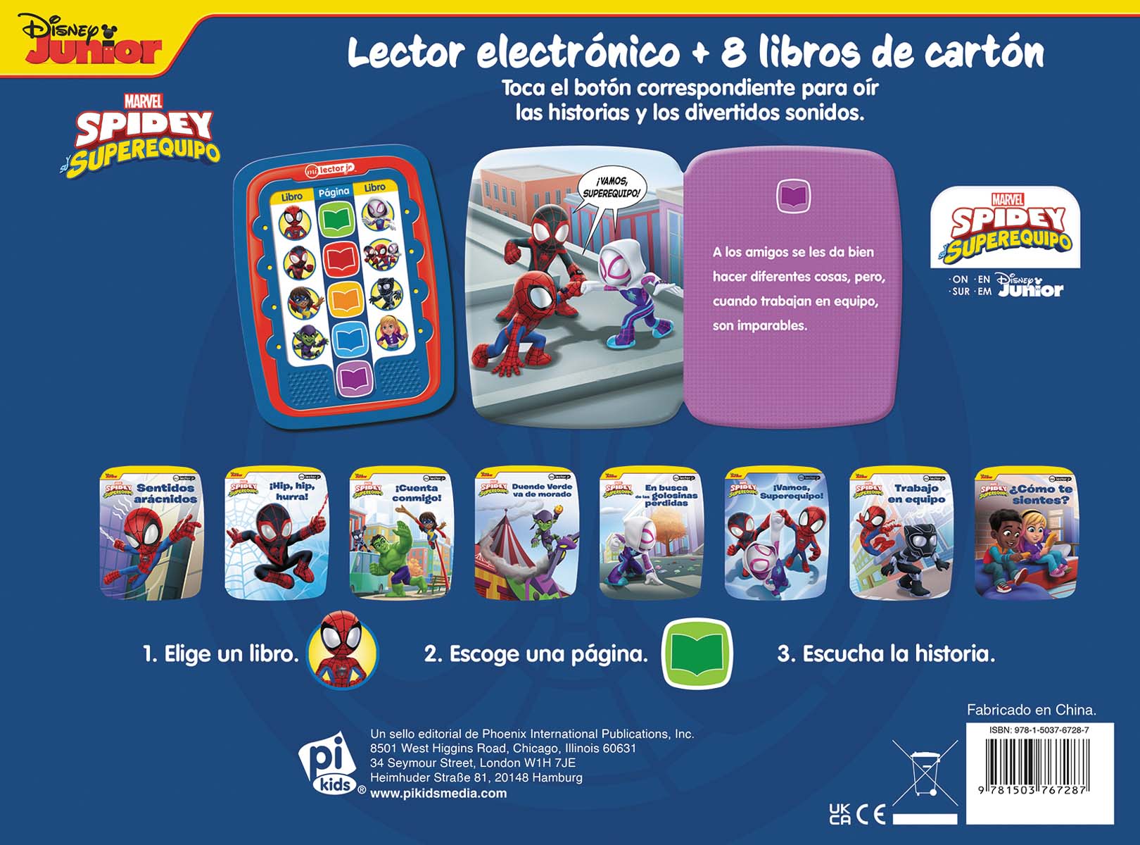 LECTOR MÁGICO JUNIOR SPIDEY ME READER JR 2