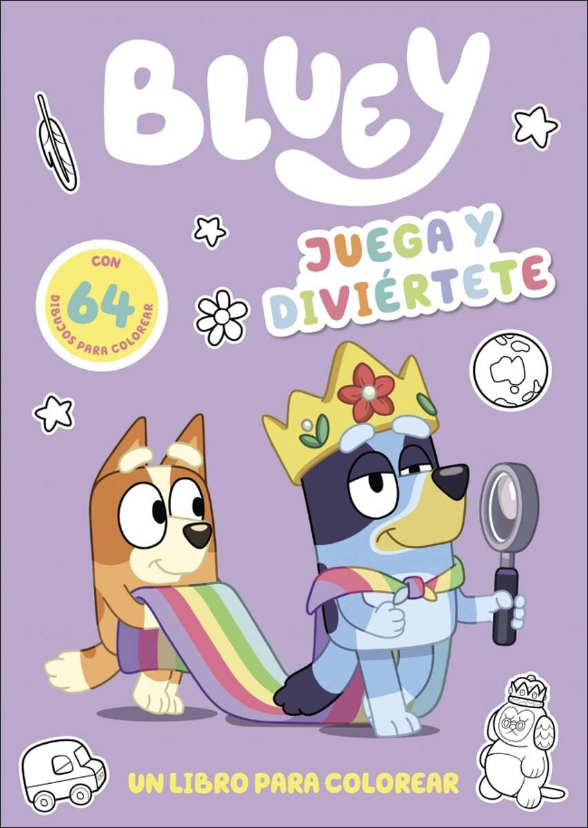Imagen 0 de Bluey. Actividades - Juega y diviértete. Libro para colorear a Bluey y sus amigos. 64 dibujos fáciles y bonitos (edición en español): U  (Tapa blanda)