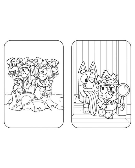 Bluey. Actividades - Juega y diviértete. Libro para colorear a Bluey y sus amigos. 64 dibujos fáciles y bonitos (edición en español): U  (Tapa blanda) 2