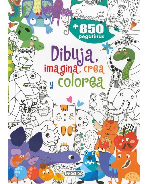 Dibuja, imagina, crea y colorea