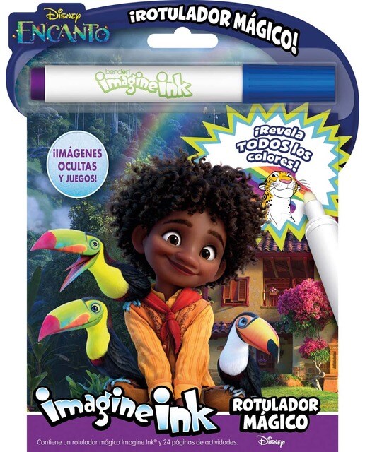 Encanto. Rotulador mágico: Libro de colorear y actividades con rotulador mágico