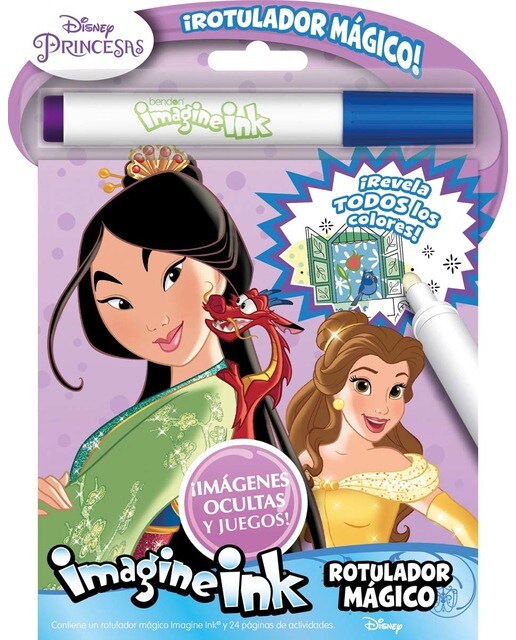 Princesas. Rotulador mágico 2: Libro de colorear y actividades con rotulador mágico