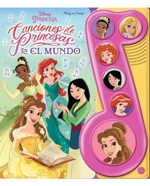 Imagen 0 de CANCIONES DE PRINCESAS EN EL MUNDO. PRINCESAS DISNEY. LMN 6B (Tapa dura)