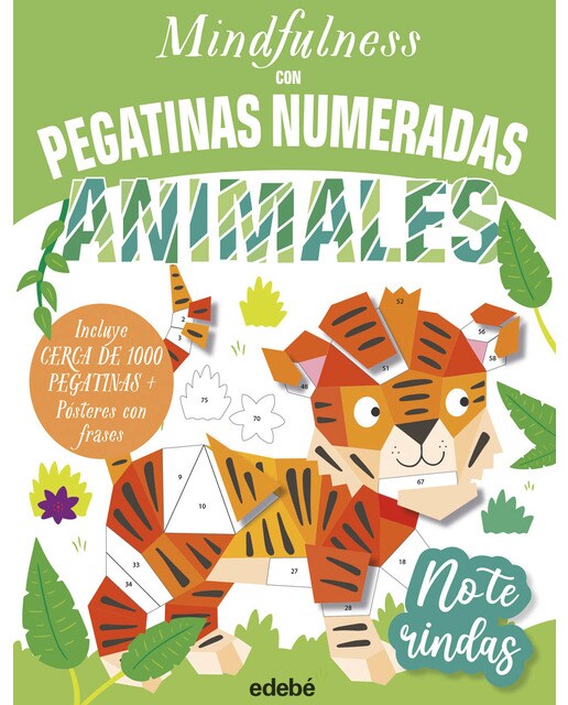 Imagen 0 de MINDFULNESS CON PEGATINAS NUMERADAS: ANIMALES  (Tapa blanda)