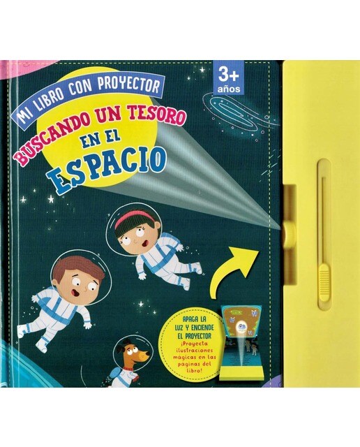 Mi libro con proyector.Buscando un tesoro en el e