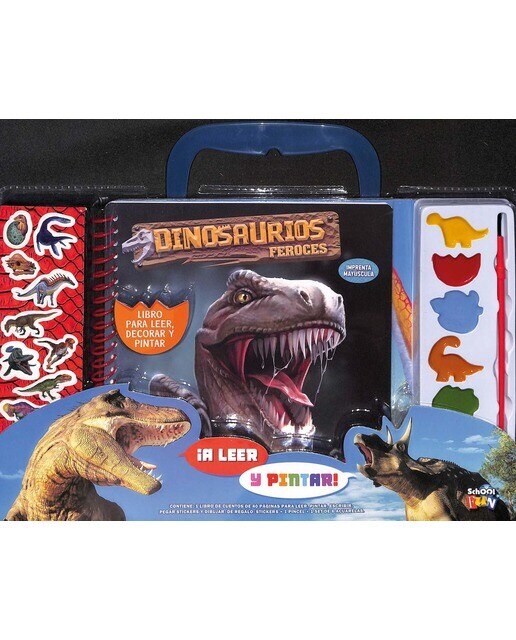 Imagen 0 de Dinosaurios feroces - ða leer y pintar!