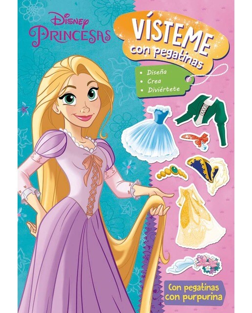 Princesas. Vísteme con pegatinas 2