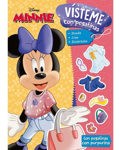 Portada de Minnie. Vísteme con pegatinas 2