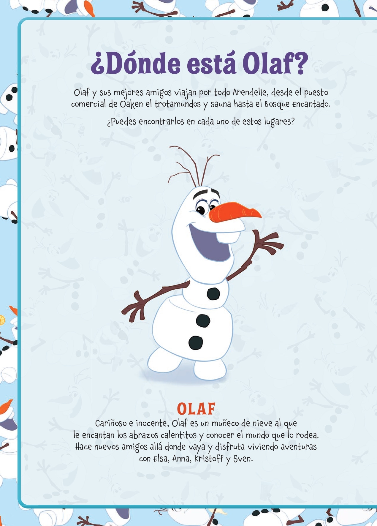 Imagen 5 de Frozen. ¿Dónde están Anna y Elsa?  (Tapa dura)