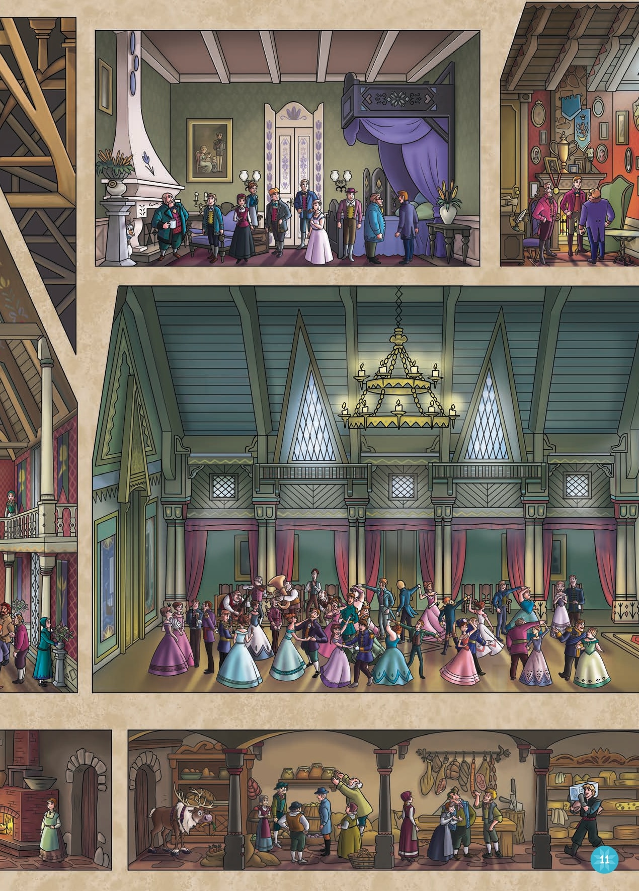 Imagen 10 de Frozen. ¿Dónde están Anna y Elsa?  (Tapa dura)
