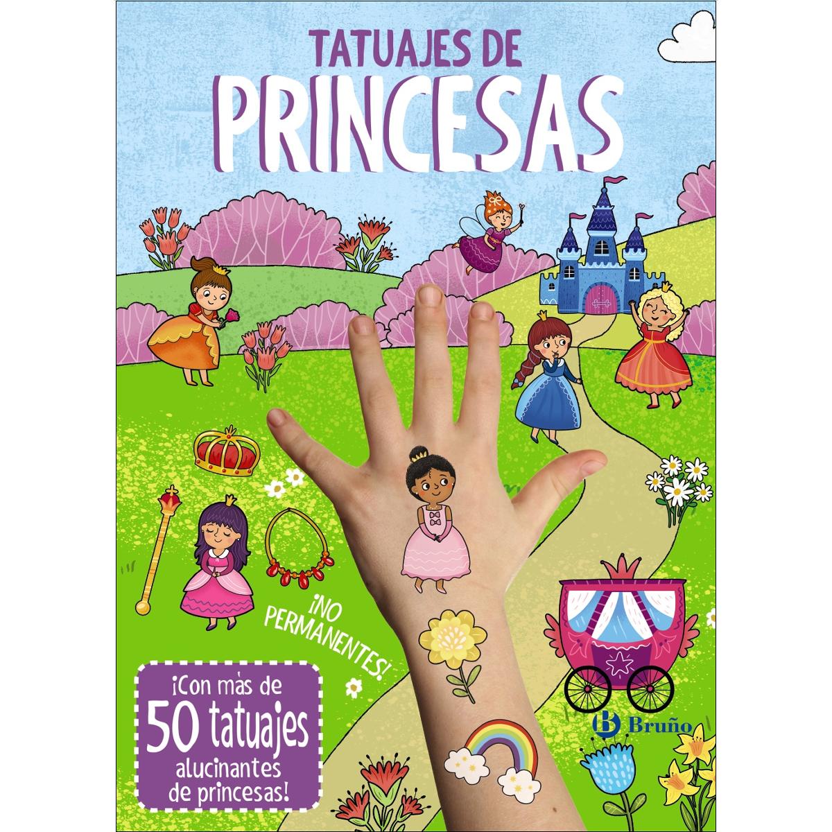 Imagen 0 de Tatuajes de princesas  (Tapa dura)