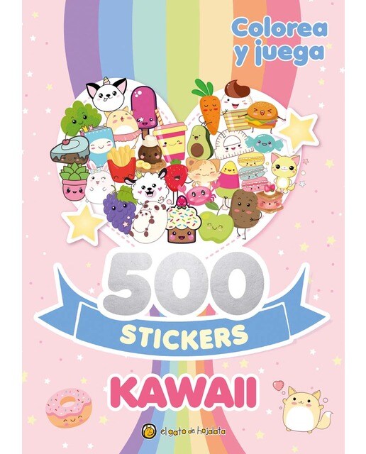 Imagen 0 de 500 stickers kawaii