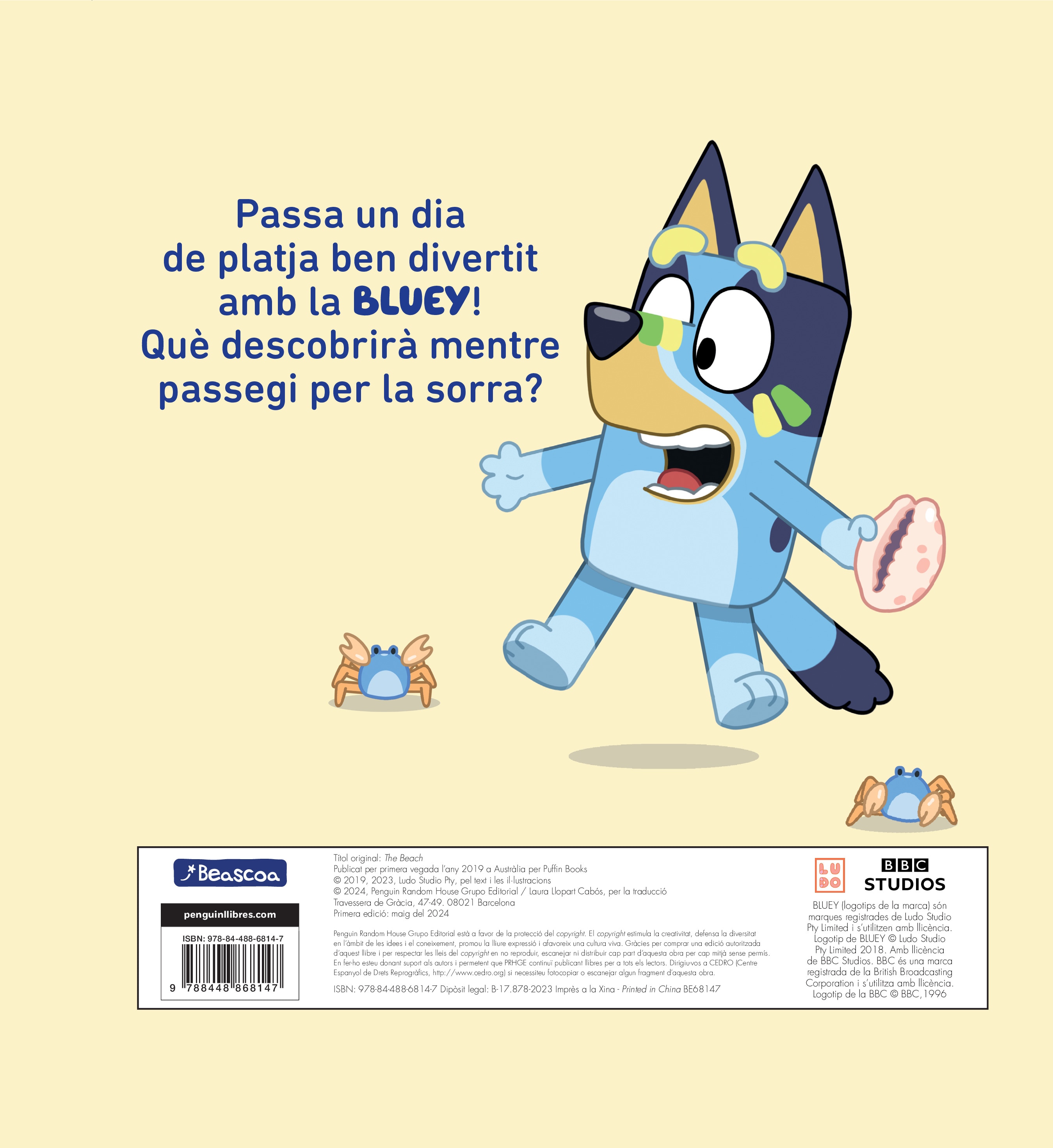 Bluey. Un conte 4 - La platja (edició en català)  (Tapa dura) 2