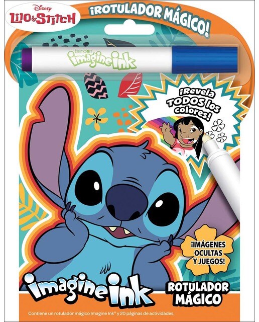 Lilo &amp; Stitch. Rotulador mágico: Libro de colorear y actividades con rotulador mágico