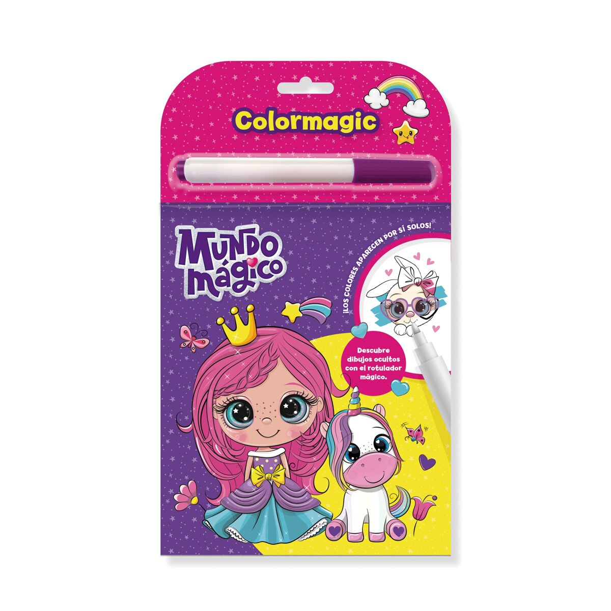 Imagen 0 de LUDUM MUNDO MAGICO - LIBRETA ROTULADOR COLORMAGIC
