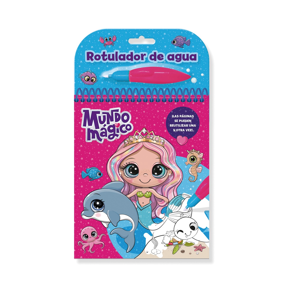 Imagen 1 de LUDUM MUNDO MAGICO - LIBRETA ROTULADOR DE AGUA
