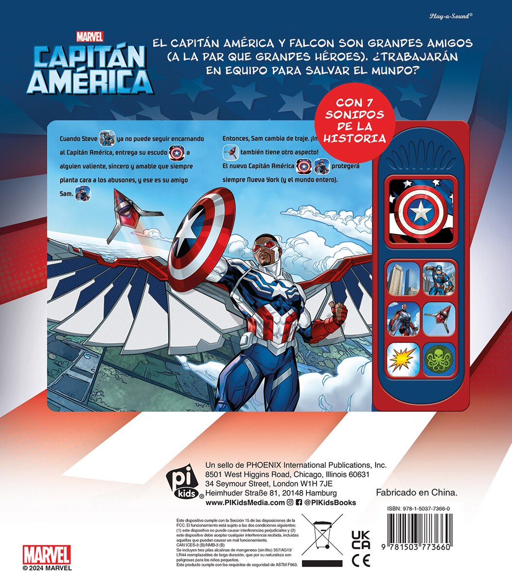 Imagen 2 de A VOLAR. MARVEL CAPITAN AMERICA. 7B LSB  (Tapa dura)