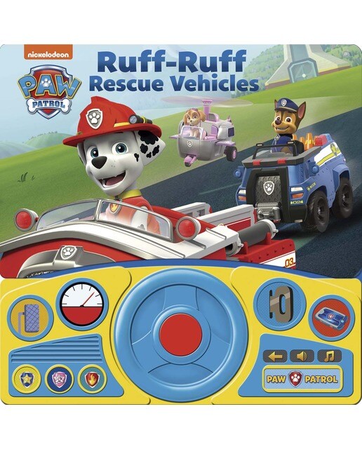 Steering Wheel Book: PAW Patrol "Ruff-Ruff Rescue Vehicles" (Capa dura) 1