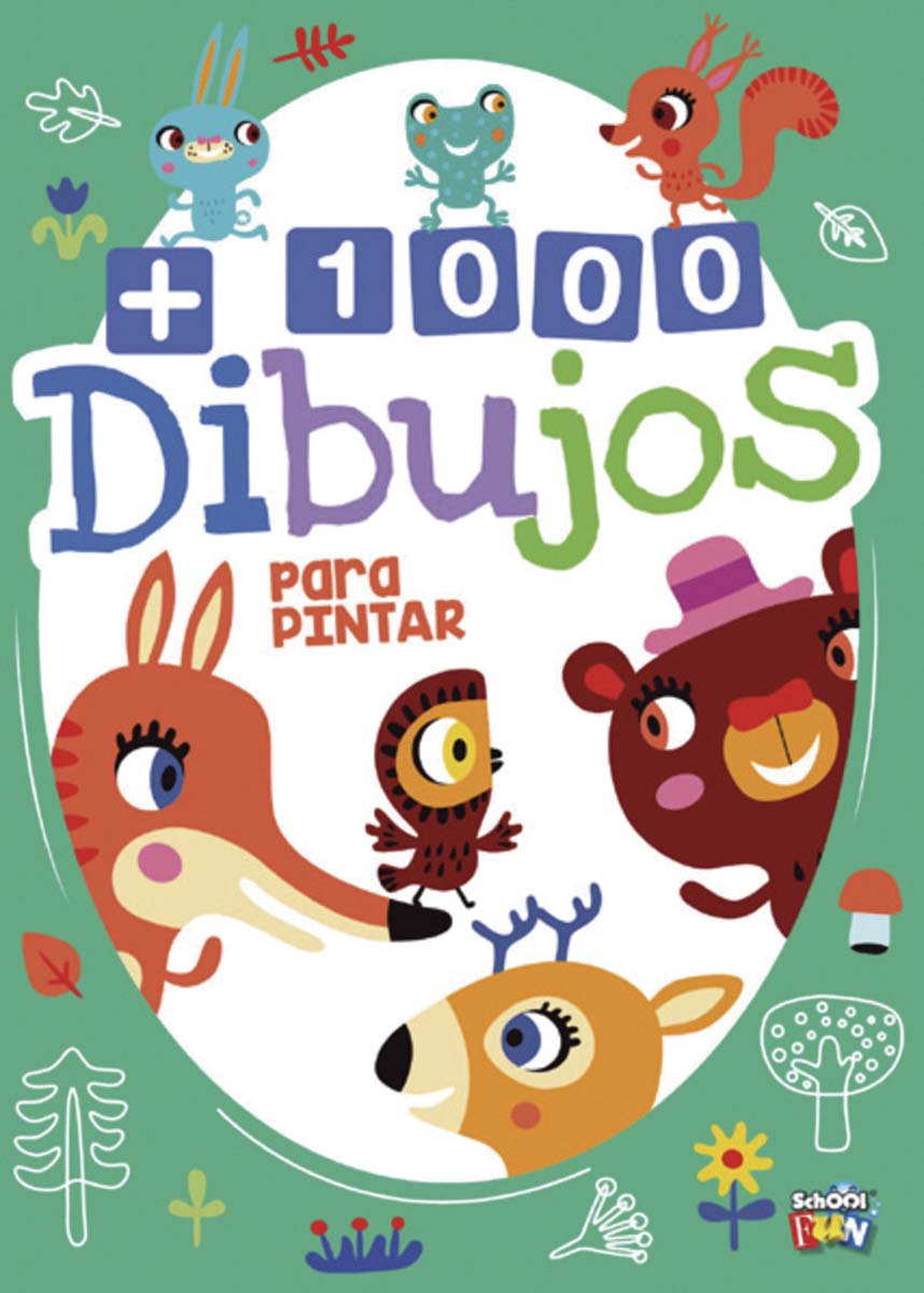 Imagen 0 de + 1000 dibujos para pintar