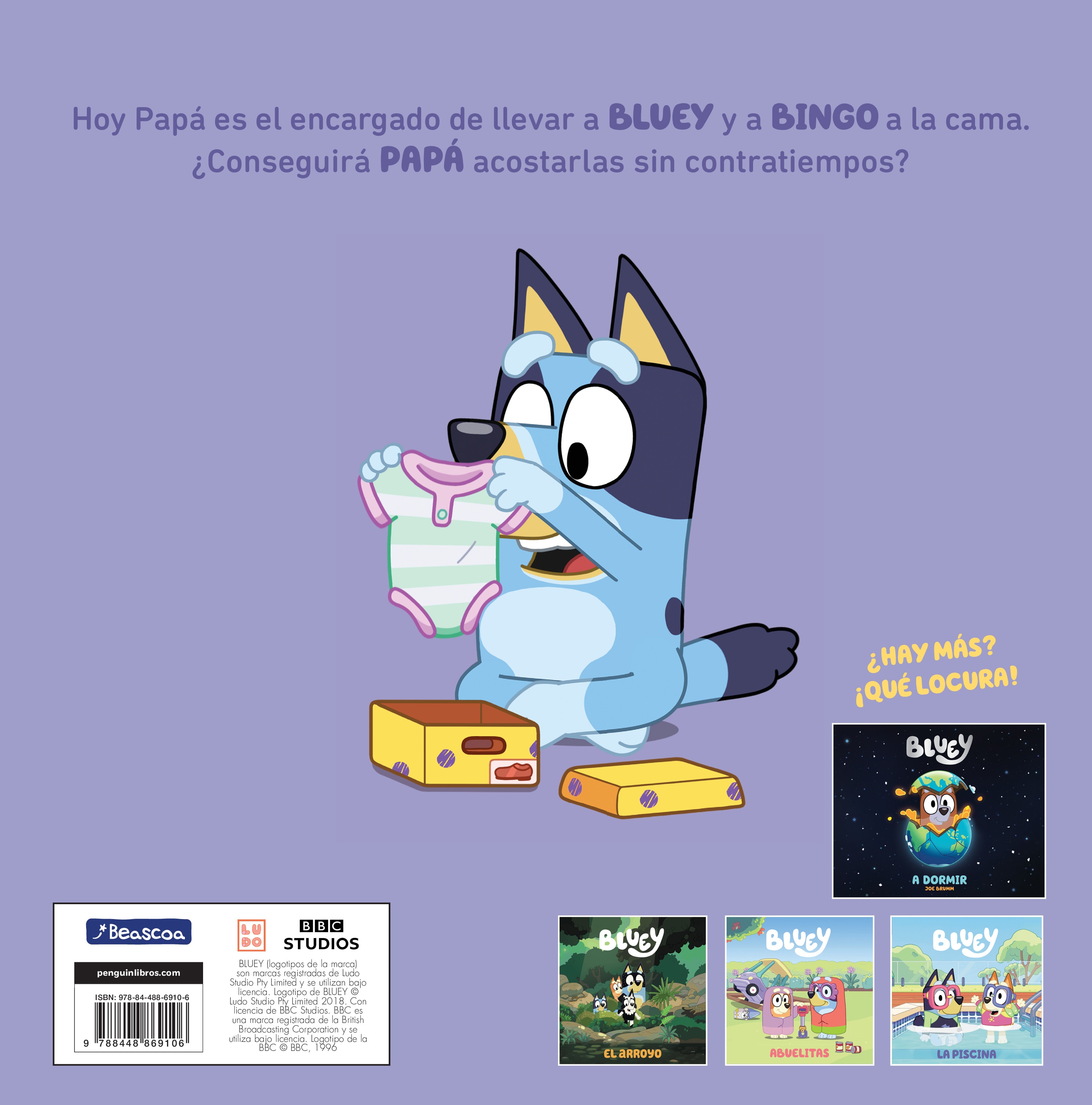Bluey. Un cuento - A la cama con papá. Un cuento de buenas noches  (Tapa dura) 2