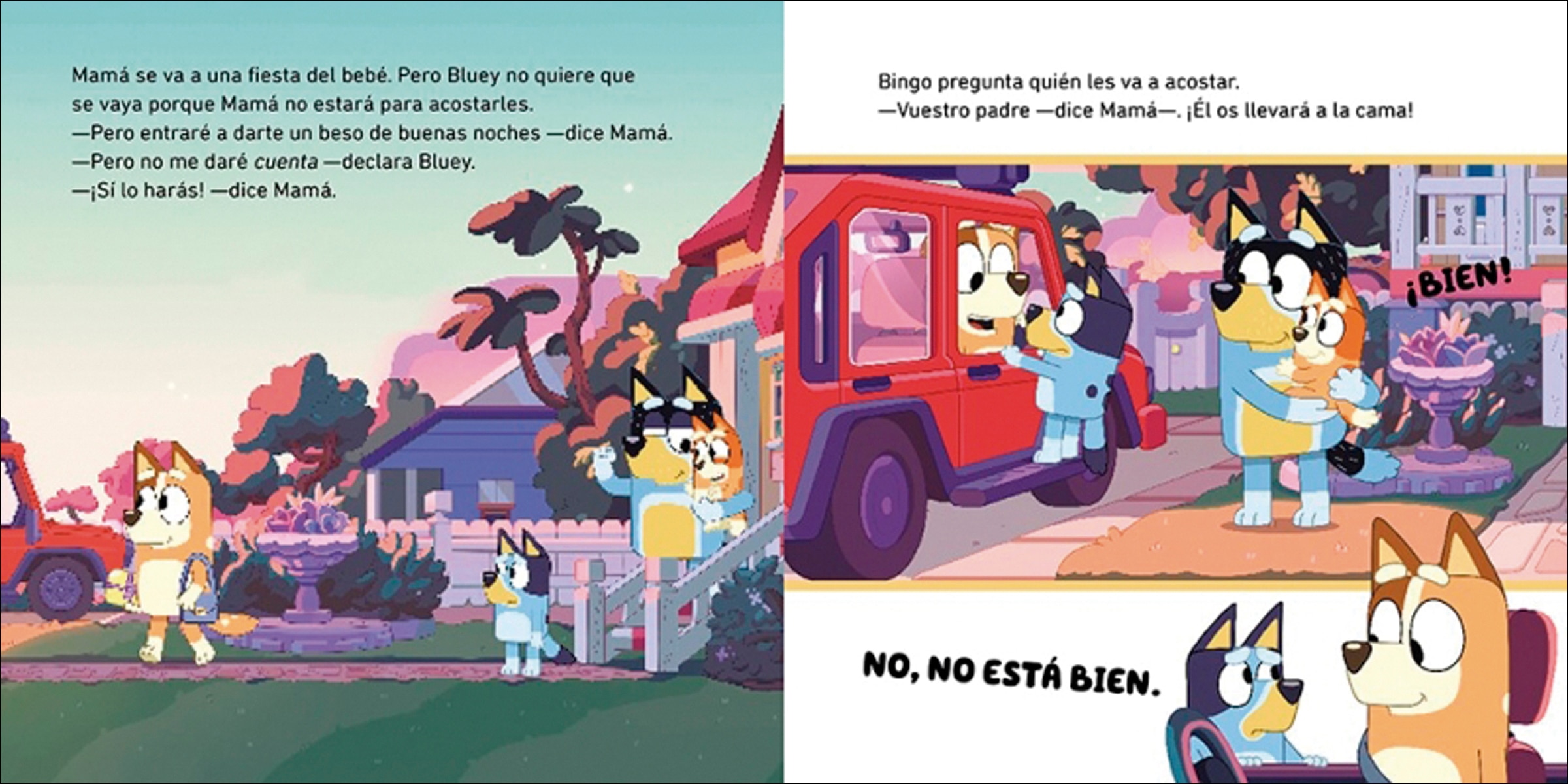 Bluey. Un cuento - A la cama con papá. Un cuento de buenas noches  (Tapa dura) 4