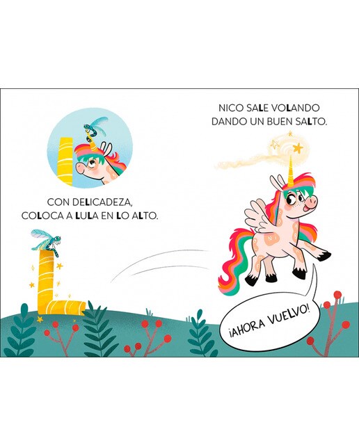 El unicornio de las letras 1 - Una libélula sin volar y un invento genial: Aprender a leer con MAYÚSCULAS (a partir de 5 años) (Tapa blanda) 3
