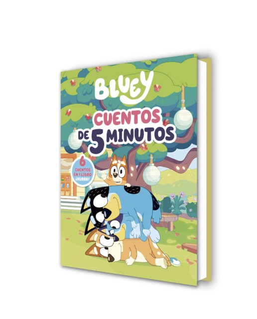 Imagen 0 de Bluey. Recopilatorio de cuentos - Cuentos de 5 minutos: 6 cuentos en 1 solo libro  (Tapa dura)