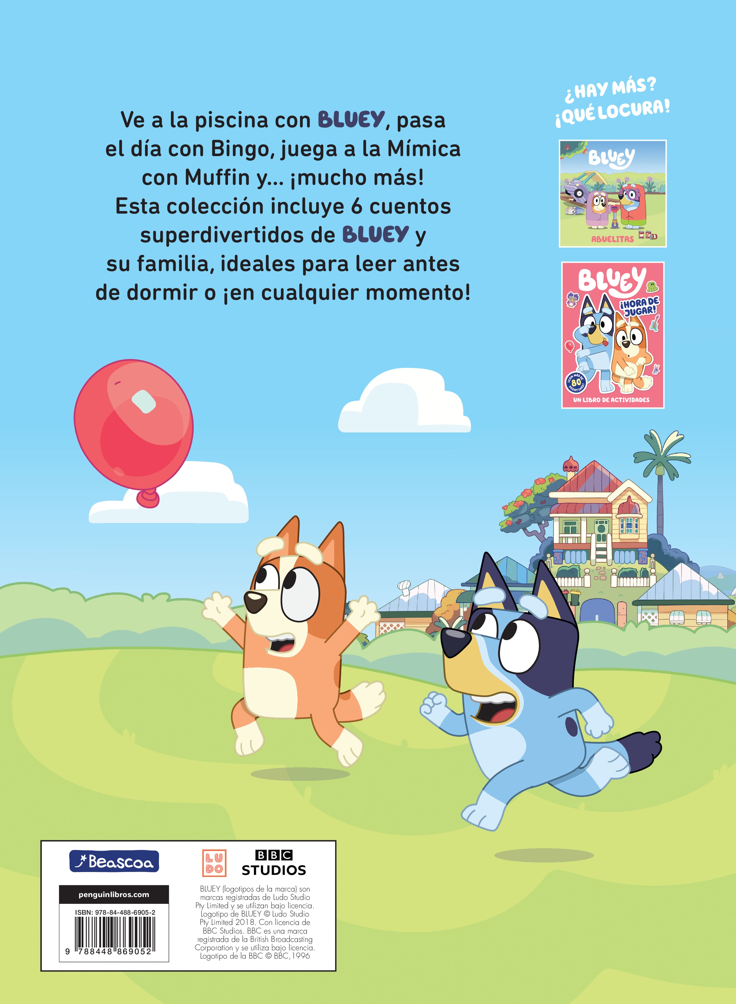 Bluey. Recopilatorio de cuentos - Cuentos de 5 minutos: 6 cuentos en 1 solo libro (Tapa dura) 2