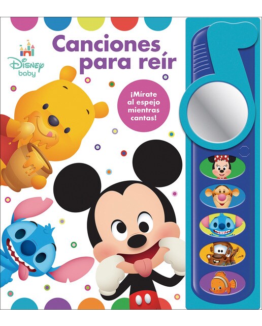 Imagen 0 de CANCIONES PARA REÍR DISNEY BABY NOTA MUSICAL CON ESPEJO (Tapa dura)