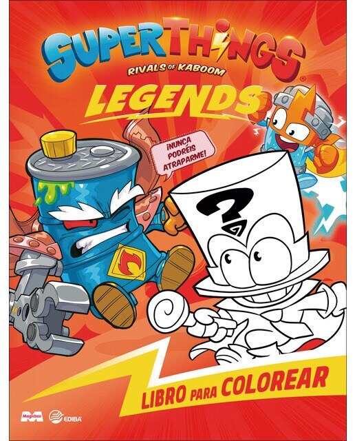 Imagen 0 de Libro para colorear Superthings Legends - España: ¿Dónde está Mr King? (Tapa blanda)
