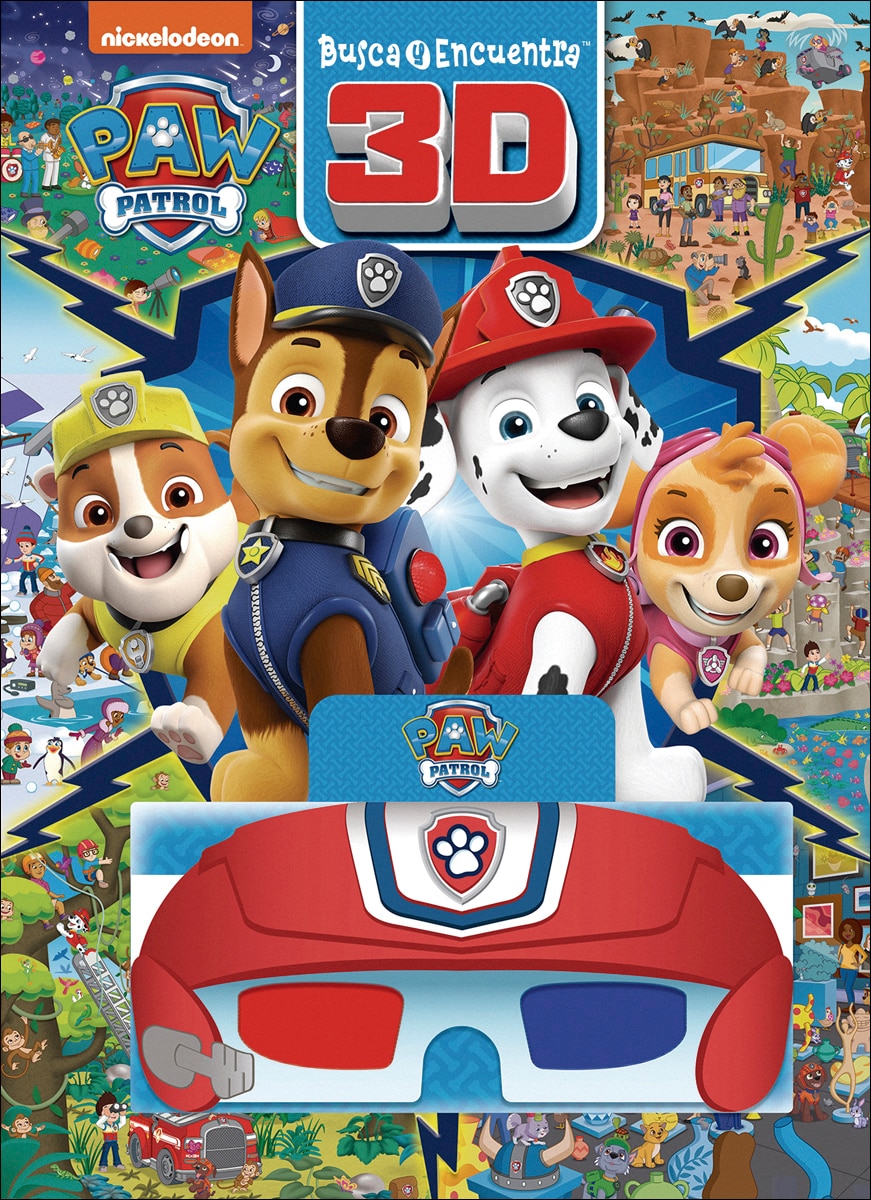 Imagen 1 de Busca y encuentra 3D Patrulla Canina (Tapa dura)