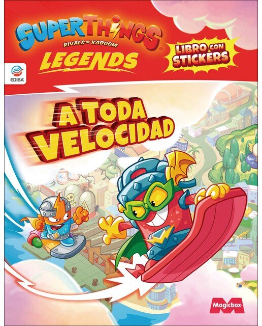 Libro de Stickers Superthings Legends - España: Las leyendas están vivas (Capa mole) 1