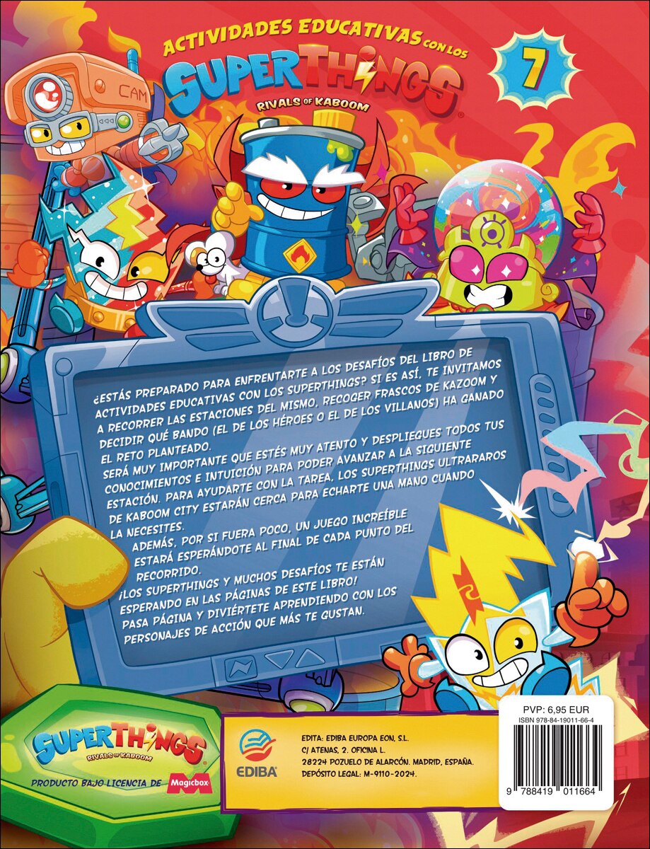 Imagen 2 de Actividades Educativas con los Superthings - Legends  (Tapa blanda)