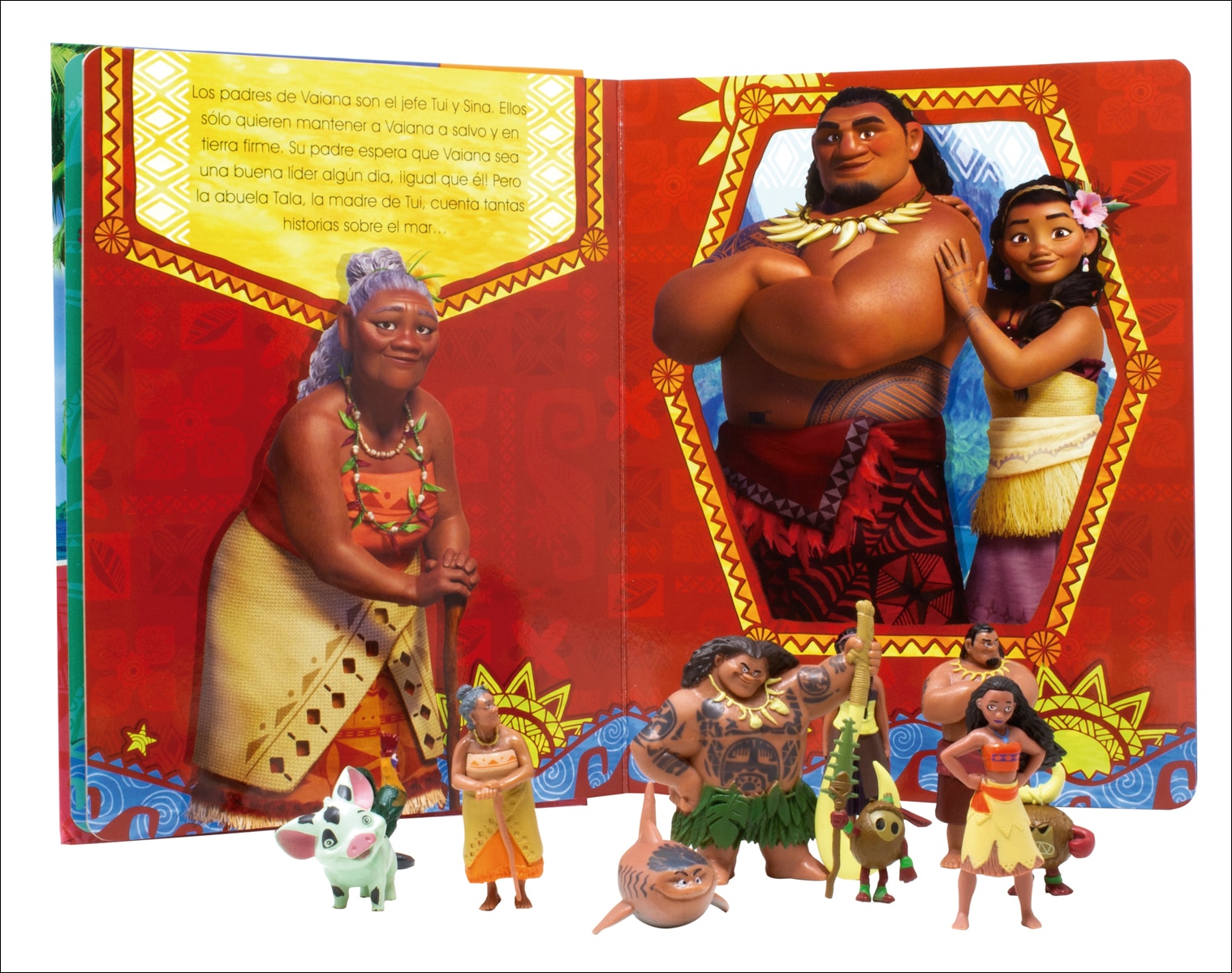 Vaiana. Bienvenidos a Motunui. Libroaventuras: Incluye un cuento, figuritas y un tapete 2