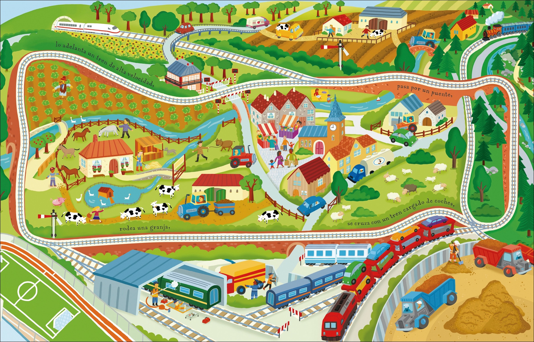 Juega con el libro del tren 4
