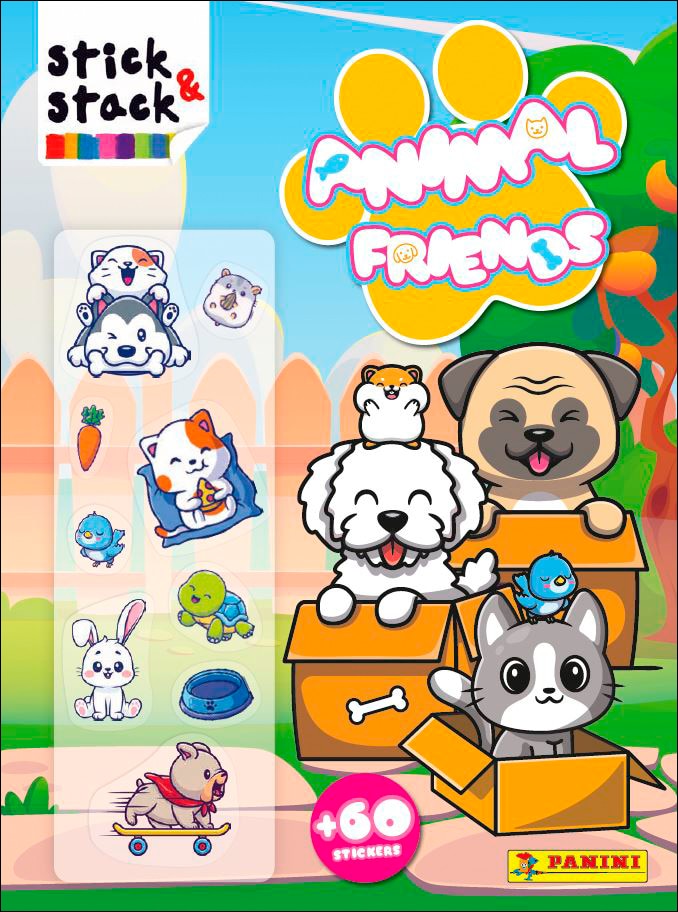 Animal friends.Stick &amp; stack