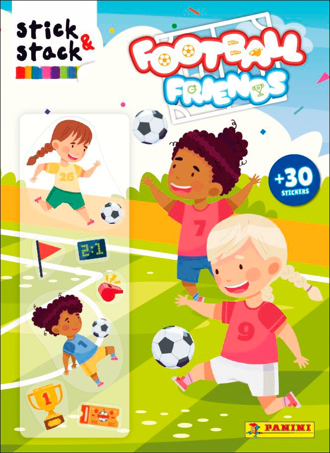 Football friends.Stick &amp; stack