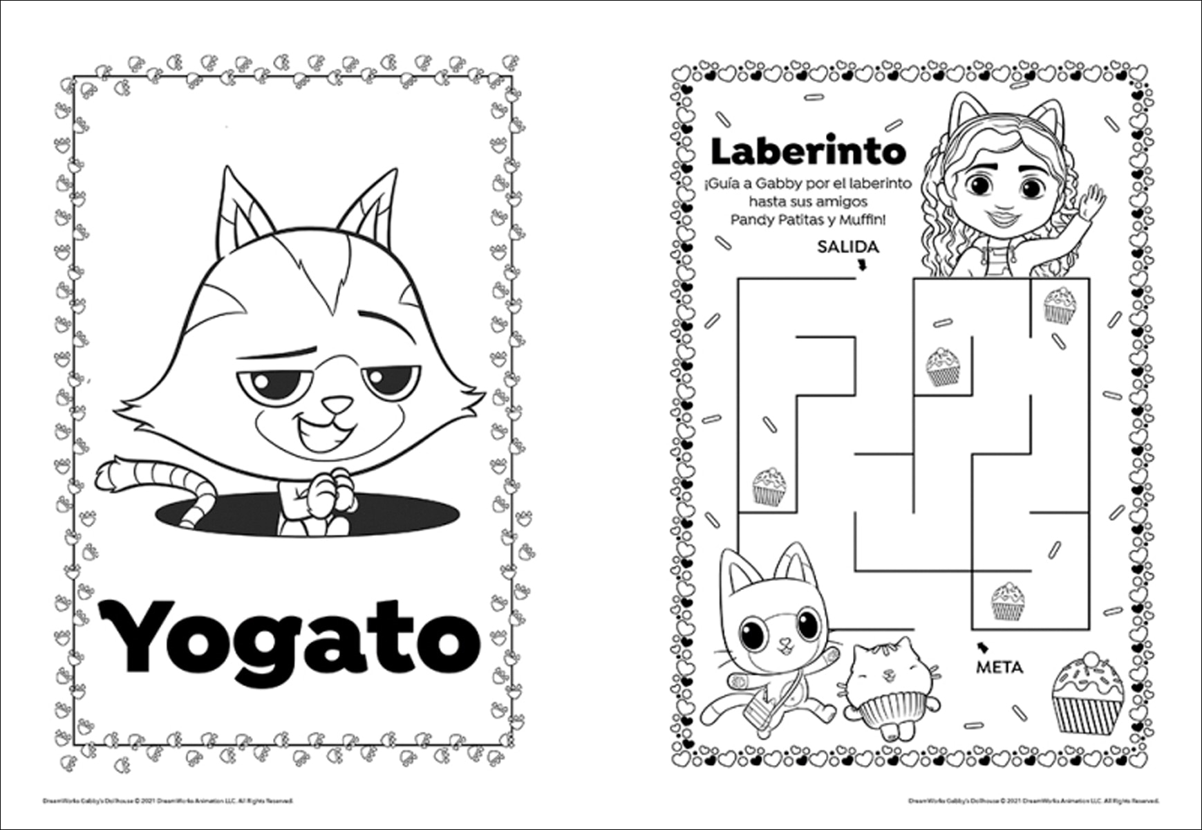 Imagen 3 de La casa de muñecas de Gabby. Actividades - Libro de colorear con actividades: (Regalo: Juego de memoria al final del libro)  (Tapa blanda)