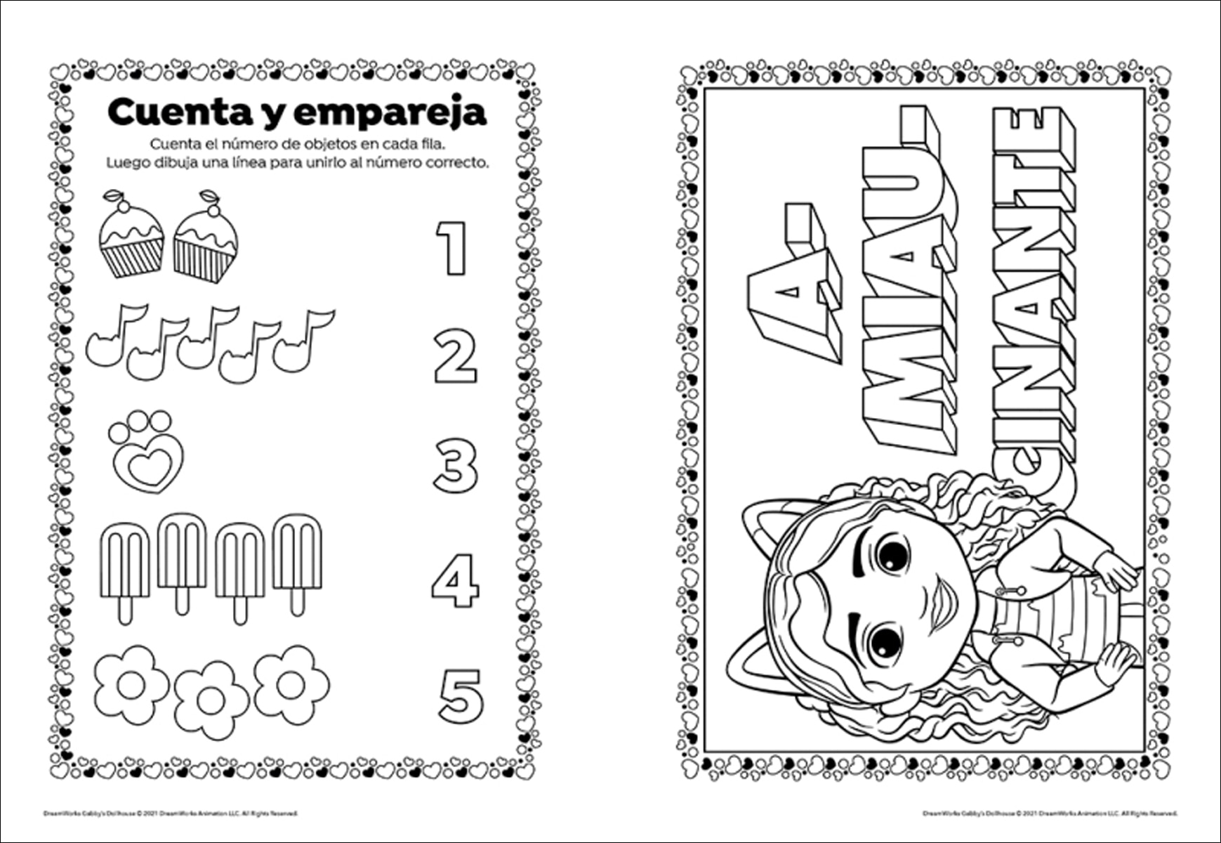 Imagen 5 de La casa de muñecas de Gabby. Actividades - Libro de colorear con actividades: (Regalo: Juego de memoria al final del libro)  (Tapa blanda)