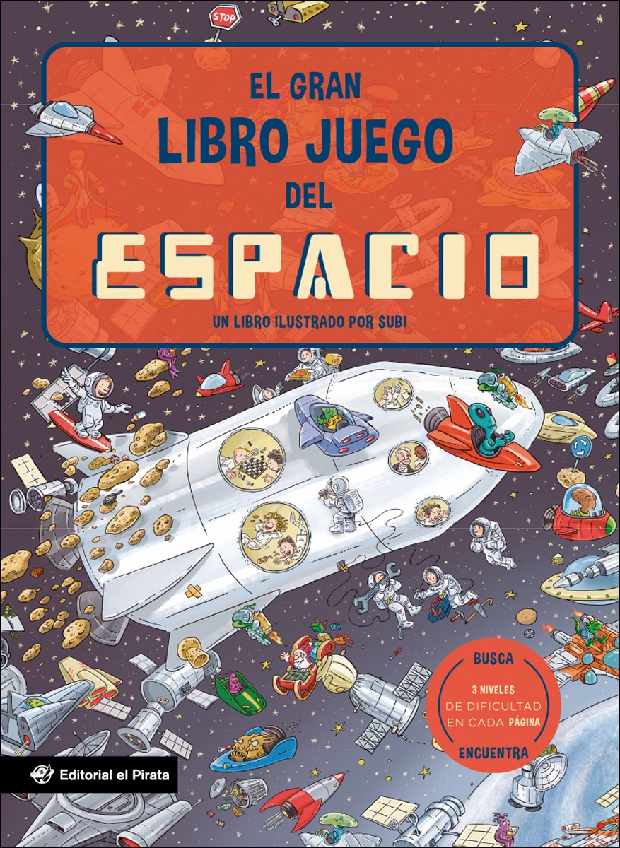 Imagem 0 de El gran libro juego del espacio: Un libro infantil con 3 niveles de juego, de 3 a 8 años. Jugar y aprender. ¡Conoce curiosidades sobre el espacio y m