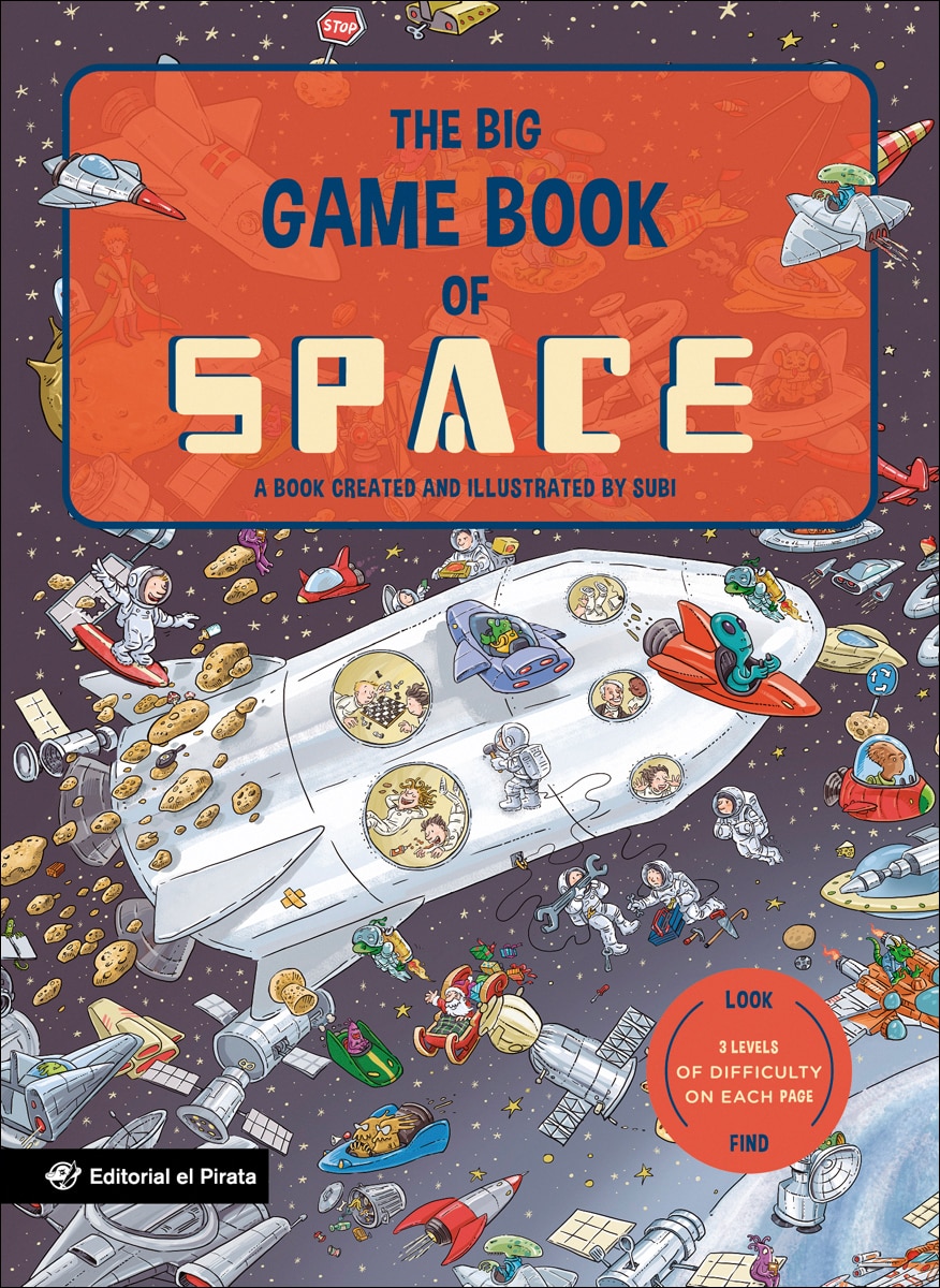 Imagem 0 de The Big Game Book of Space - Libros para niños en inglés: Un cuento en INGLÉS con 3 niveles de juego, de 3 a 8 años. ¡Descubre curiosidades sobre el