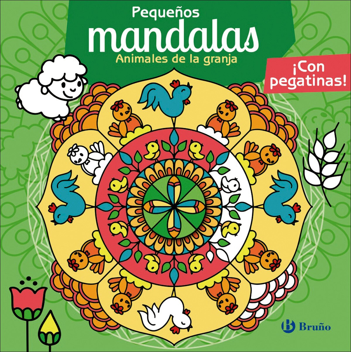 Pequeños mandalas. Animales de la granja (Capa mole) 1