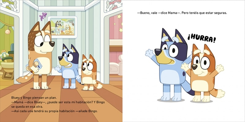 Bluey. Un cuento - La habitación (edición en español) (Capa dura) 4