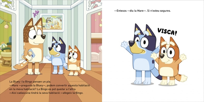 Bluey. Un conte - L'habitació (edició en catalá) (Capa dura) 5