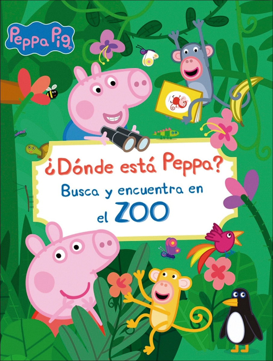 Imagem 0 de Peppa Pig. Libro juguete - ¿Dónde está Peppa? Busca y encuentra en el zoo: Busca y encuentra (Capa dura)