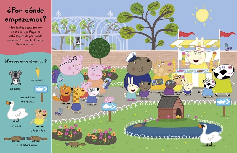 Peppa Pig. Libro juguete - ¿Dónde está Peppa? Busca y encuentra en el zoo: Busca y encuentra (Capa dura) 2