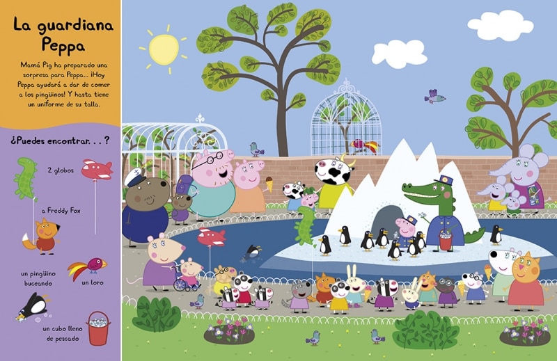 Peppa Pig. Libro juguete - ¿Dónde está Peppa? Busca y encuentra en el zoo: Busca y encuentra (Capa dura) 3
