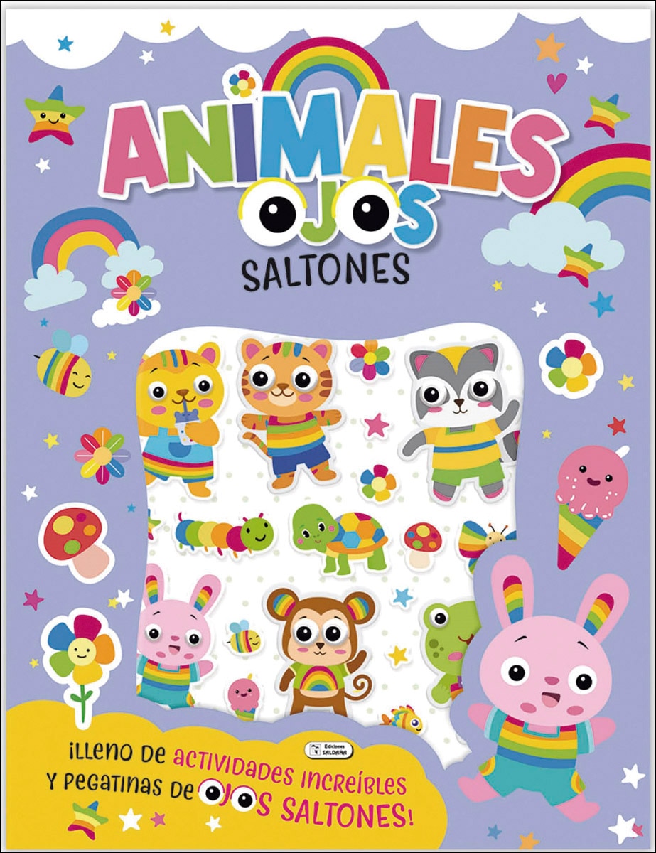 OJOS SALTONES STICKERS BOOK - ANIMALES 1